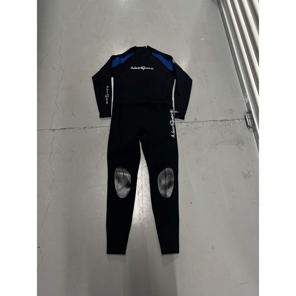 NeoSport X-SPAN Full Body Wetsuit Black Blue Neoprene Surfing Diving Suit